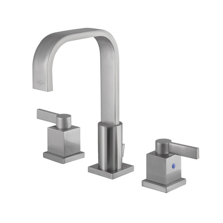 FAUCETURE 8" Widespread Bathroom Faucet, Brushed Nickel FSC8968NQL